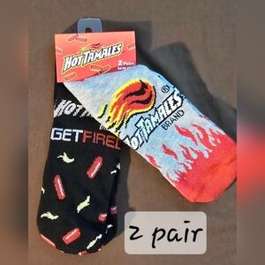 2 Pair Hot Tamales Low Cut Socks